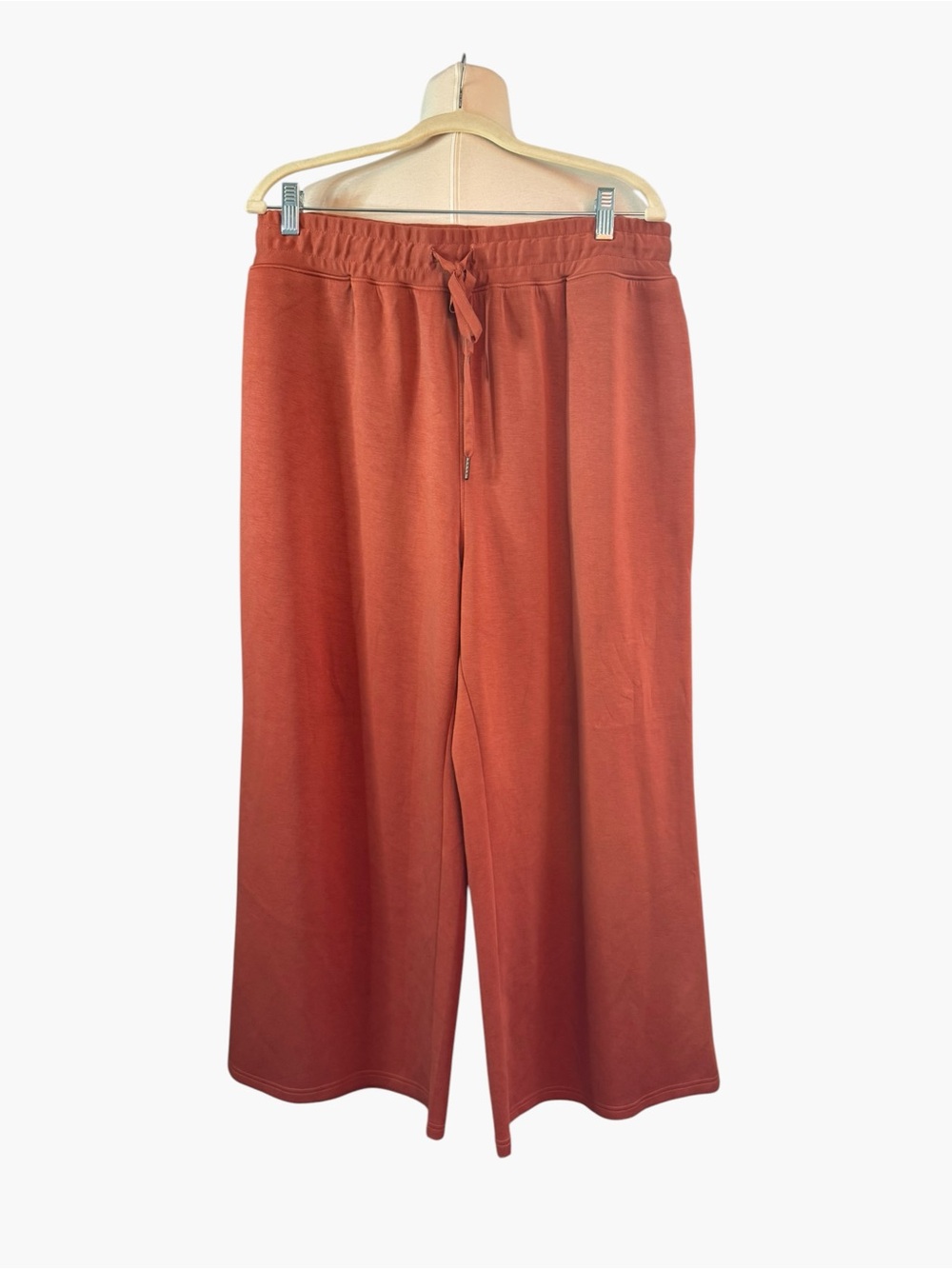 Women’s 2X Orange-rust wide leg pants NWOT from Amazon